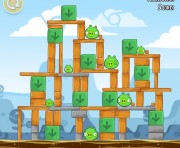 Angry Birds Chrome Logo Location Level 3-14