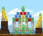 Angry Birds Chrome Logo Location Level 9-8