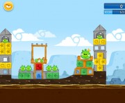 Angry Birds Chrome Logo Location Level 14-9