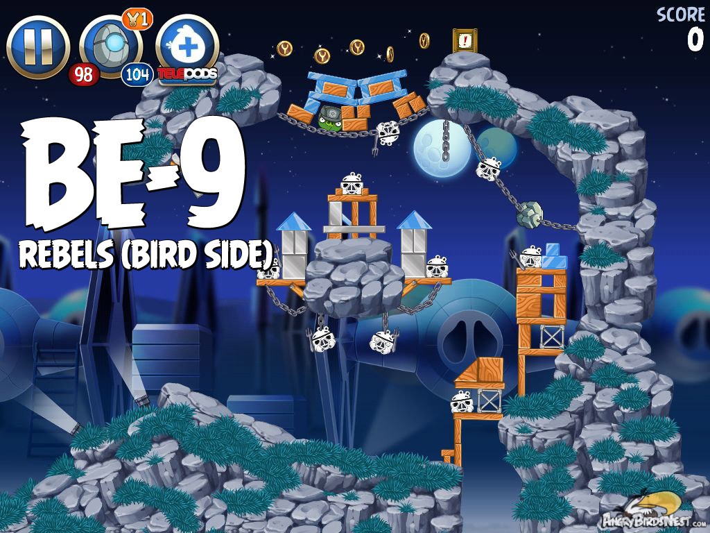 Angry Birds Star Wars 2 Rebels Level BE-9 Walkthrough | AngryBirdsNest
