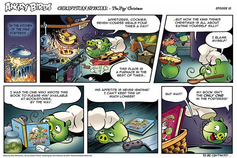 Angry Birds Seasons Christmas Comic Part 10