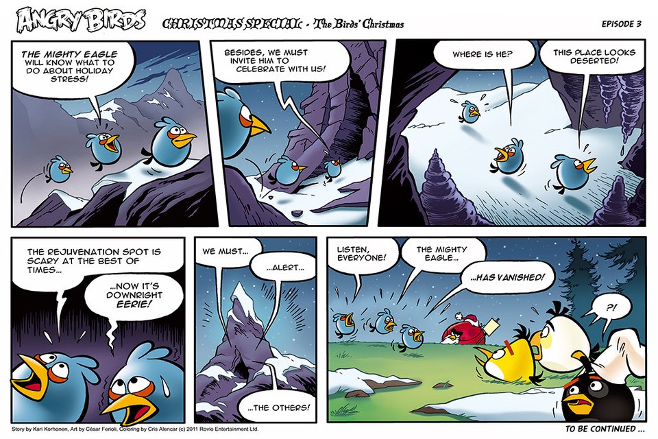 Angry Birds Seasons Christmas Comic Part 3