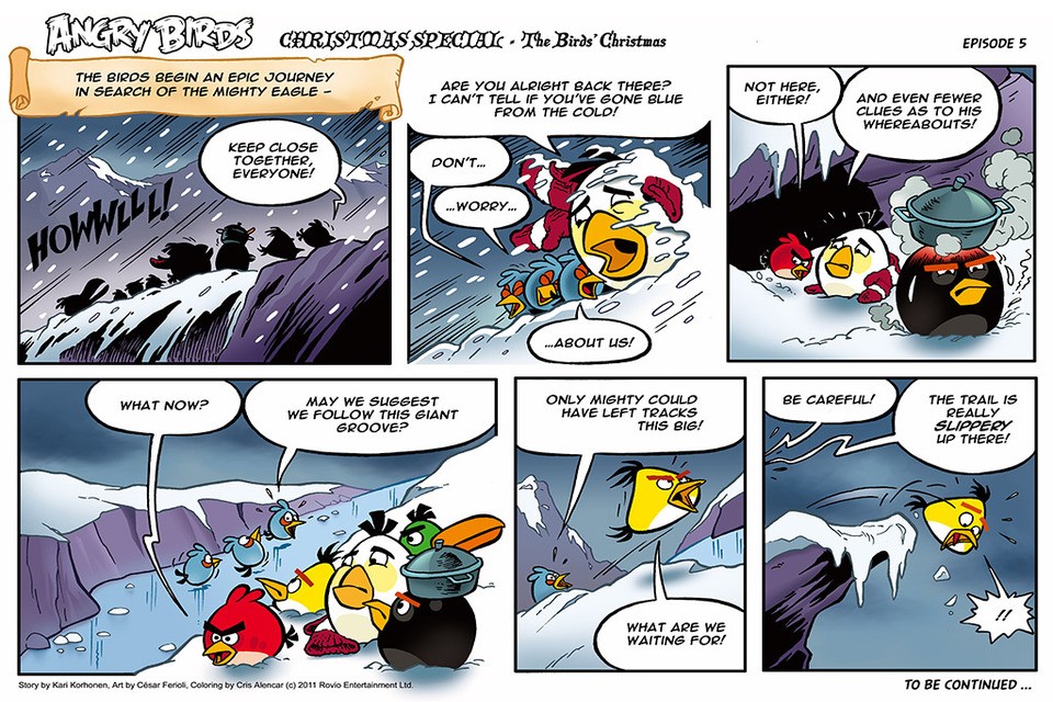 Angry Birds Seasons Christmas Comic Part 5