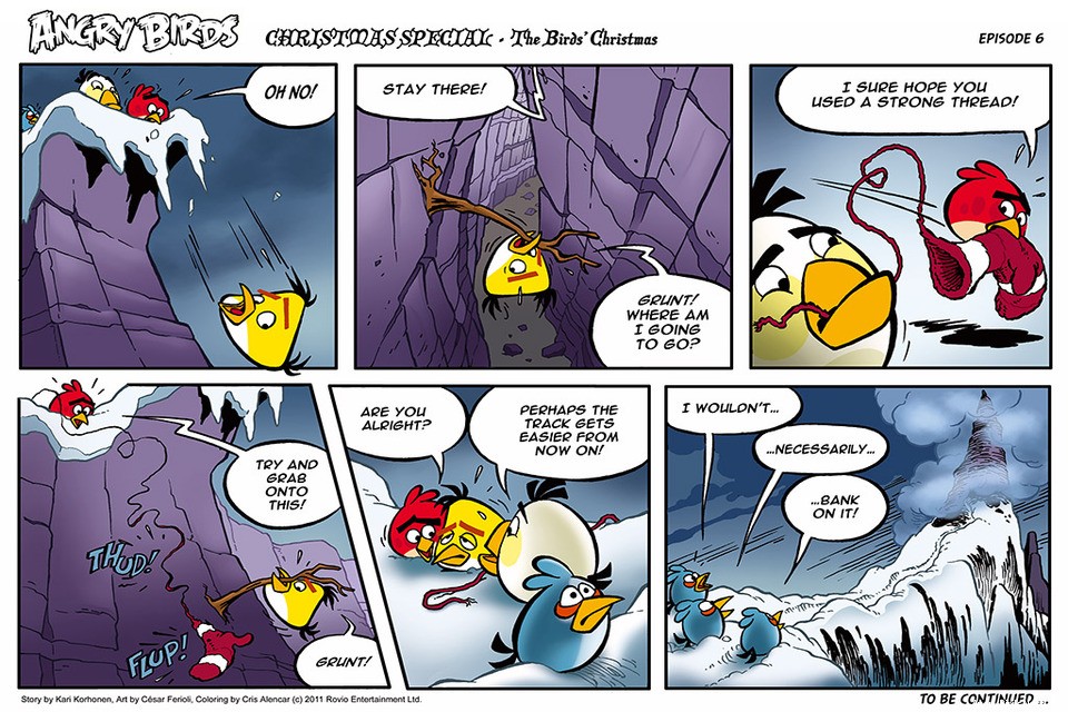 Angry Birds Seasons Christmas Comic Part 6