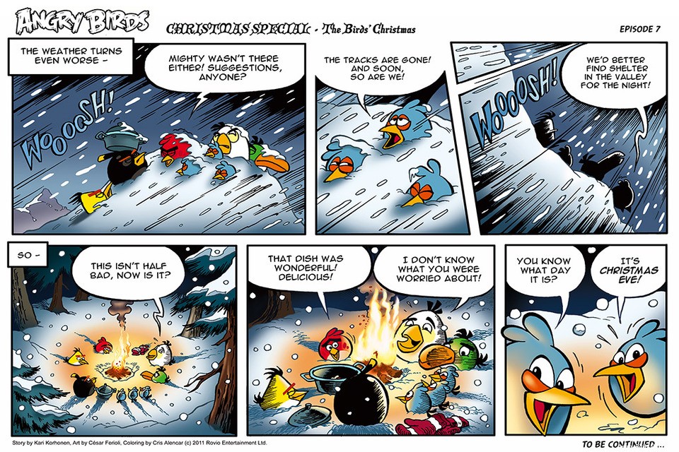 Angry Birds Seasons Christmas Comic Part 7