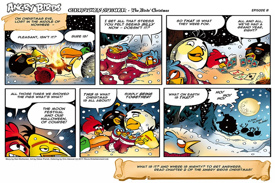 Angry Birds Seasons Christmas Comic Part 8