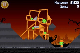 Angry Birds Seasons Trick or Treat Level 2-9 Walkthrough