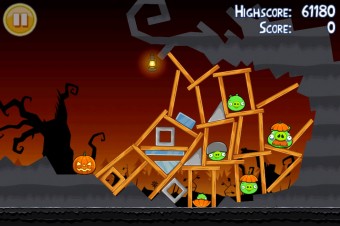 Angry Birds Seasons Trick or Treat Level 3-12 Walkthrough