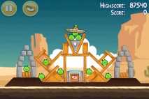 Angry Birds Free 3 Star Walkthrough Level 12-4