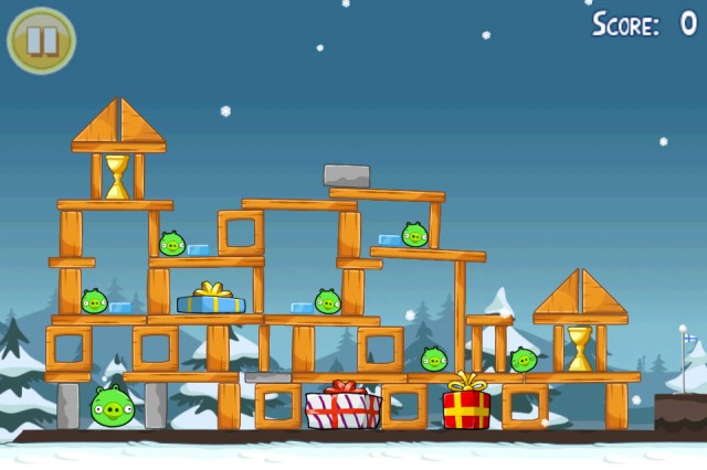 Angry Birds Seasons Christmas Level 11