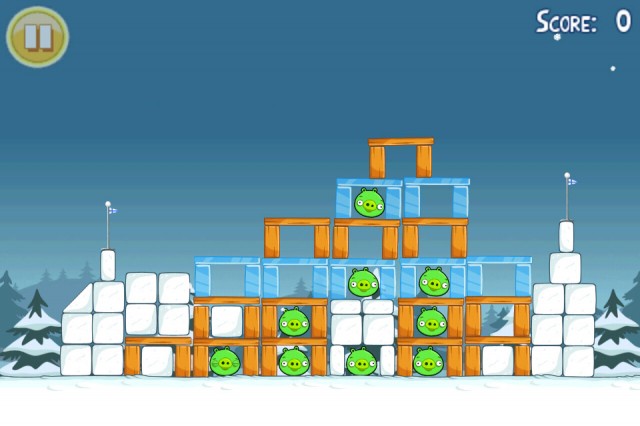 Angry Birds Seasons Christmas Level 16