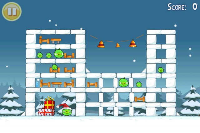 Angry Birds Seasons Christmas Level 17