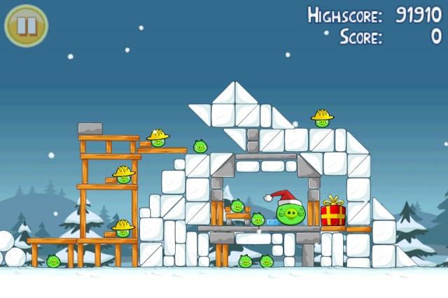 Angry Birds Seasons Christmas Level 18