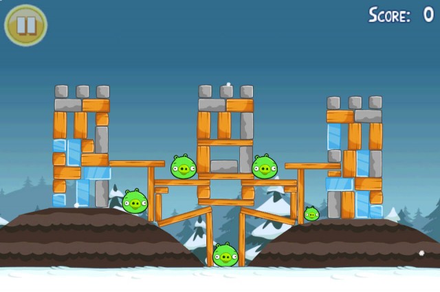 Angry Birds Seasons Christmas Level 2