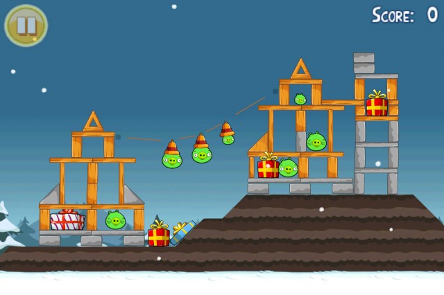 Angry Birds Seasons Christmas Level 23