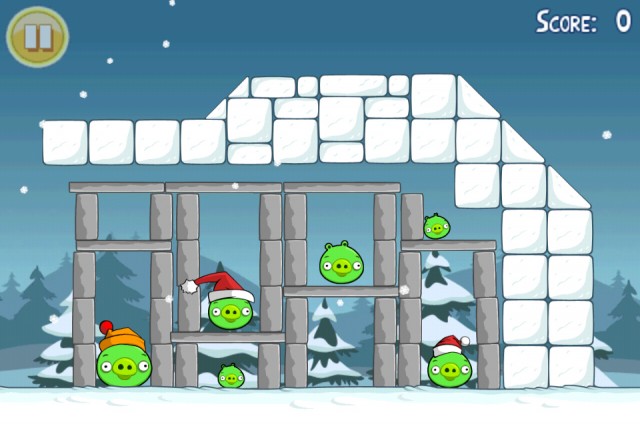 Angry Birds Seasons Christmas Level 7
