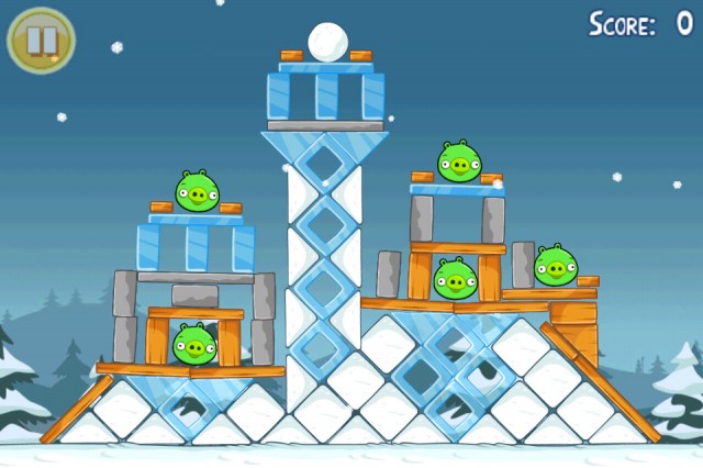 Angry Birds Seasons Christmas Level 9