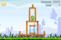 Angry Birds Lite 3 Star Walkthrough Level 1-1 (iOS)
