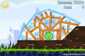 Angry Birds Lite 3 Star Walkthrough Level 1-6 (iOS)