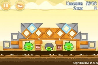 Angry Birds Mighty Eagle Total Destruction Walkthrough Level 5-14