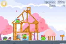 Angry Birds Seasons Hogs And Kisses 3 Star Walkthrough Level 12
