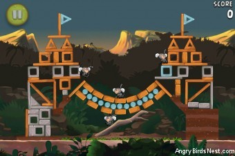 Angry Birds Rio Banana Walkthrough Level 9 (3-9)