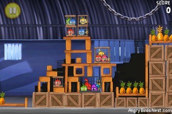 Angry Birds Rio Smugglers’ Den Walkthrough Level 12 (1-12)