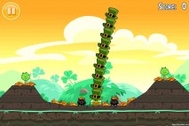 Angry Birds Seasons Go Green, Get Lucky Golden Egg #7 Walkthrough