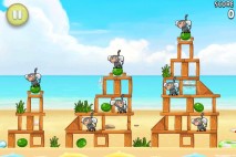 Angry Birds Rio Beach Volley Walkthrough Level 2 (5-2)