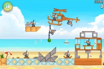 Angry Birds Rio Beach Volley Walkthrough Level 16 (6-1)