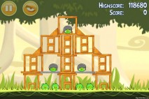 Angry Birds Danger Above 3 Star Walkthrough Level 6-7