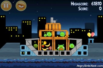 Angry Birds Danger Above 3 Star Walkthrough Level 7-13