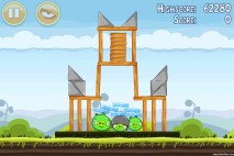 Angry Birds Mighty Hoax 3 Star Walkthrough Level 4-1