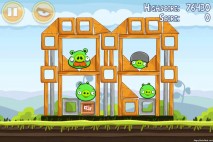 Angry Birds Mighty Hoax 3 Star Walkthrough Level 4-13