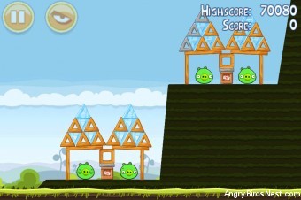Angry Birds Mighty Hoax 3 Star Walkthrough Level 4-7