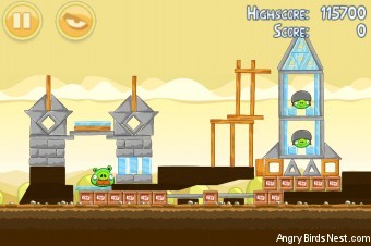Angry Birds Mighty Hoax 3 Star Walkthrough Level 5-19