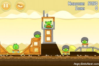 Angry Birds Mighty Hoax 3 Star Walkthrough Level 5-2