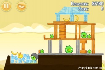 Angry Birds Mighty Hoax 3 Star Walkthrough Level 5-6