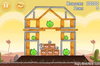 Angry Birds Poached Eggs 3 Star Walkthrough Level 3-5