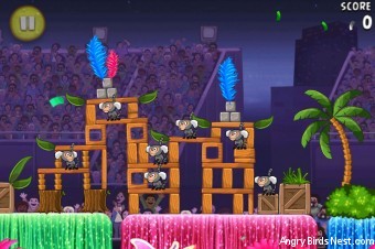 Angry Birds Rio Carnival Upheaval Walkthrough Level 13 (7-13)