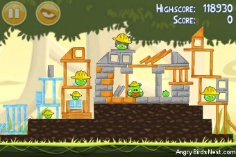 Angry Birds Mighty Eagle Total Destruction Walkthrough Level 11-5