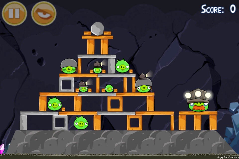 Angry Birds Mine And Dine Level 17-13
