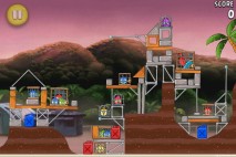Angry Birds Rio Airfield Chase Walkthrough Level 25 (10-10)