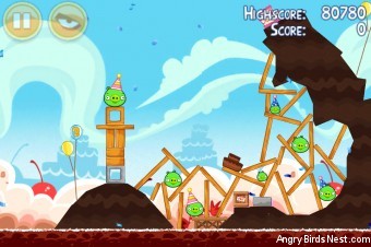 Angry Birds Birdday Party Cake 2 Level 1 (18-1) Walkthrough