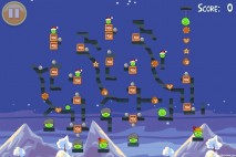 Angry Birds Seasons Wreck the Halls Golden Egg #27 Walkthrough