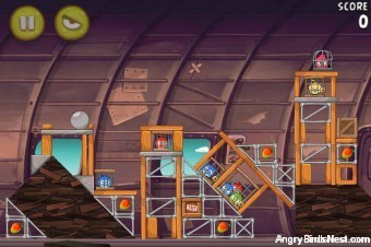 Angry Birds Rio Smugglers Plane Walkthrough Level 19 (12-4)