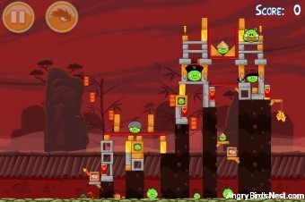 Angry Birds Seasons Year of the Dragon Level 1-14 Walkthrough