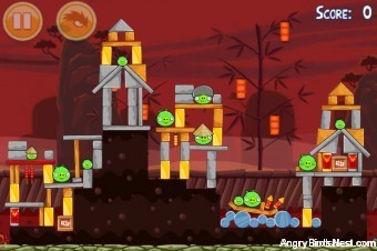 Angry Birds Seasons Year of the Dragon Level 1-6 Walkthrough