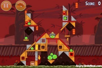 Angry Birds Seasons Year of the Dragon Level 1-8 Walkthrough