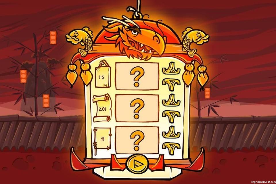 Angry Birds Year of the Dragon Lantern Riddle Puzzle